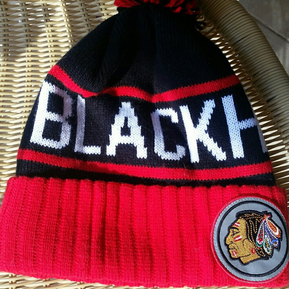 Blackhawk hat, hockey